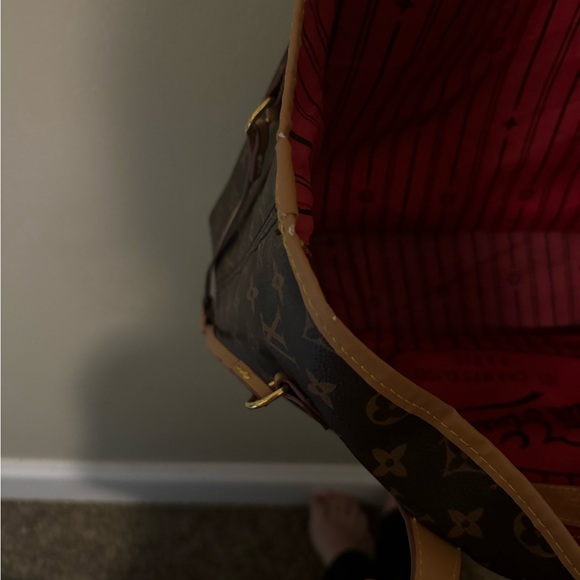 Louis Vuitton Brown Monogram Tote Bag - Picture 3 of 7